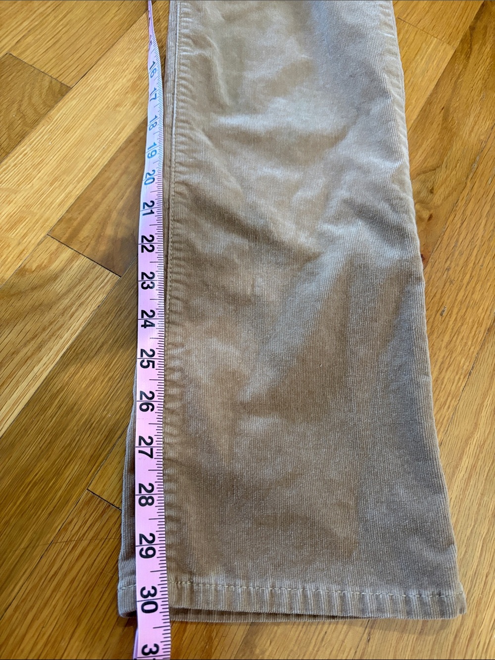 Lauren Ralph Lauren Tan Corduroy Pants Women’s Size 12 Stretch Straight Leg - Picture 8 of 8